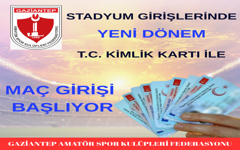 Stadyum Girişlerinde Yeni Dönem: T.C. Kimlik Kartı ile Maç Girişi Başlıyor.